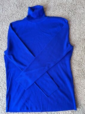 Chico's Royal Blue turtleneck Sweater